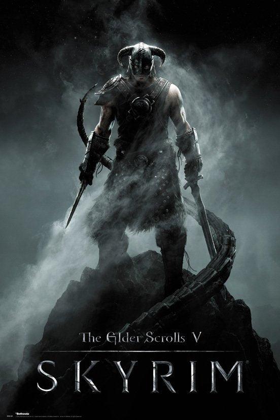 Skyrim The Elder Scrolls V Gaming Maxi Poster