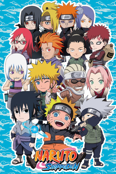 Naruto Shippuden SD Compilation Maxi Poster