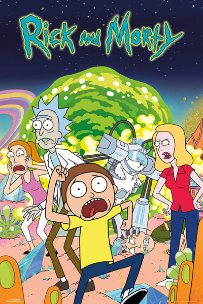 Rick and Morty Group Maxi Poster