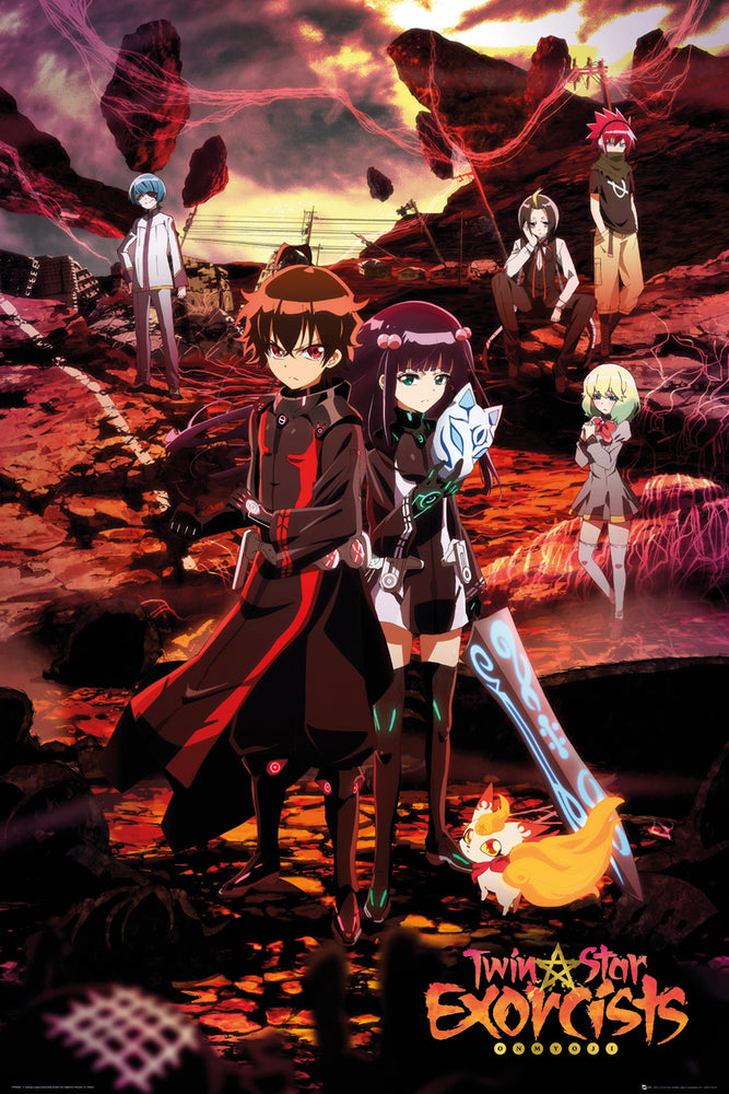 Twin Star Exorcists Key Art Maxi Poster