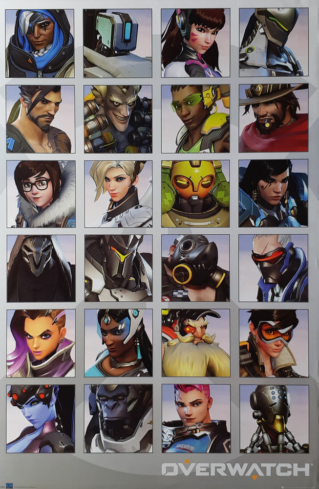Overwatch Boxed Characters Gaming Maxi Poster