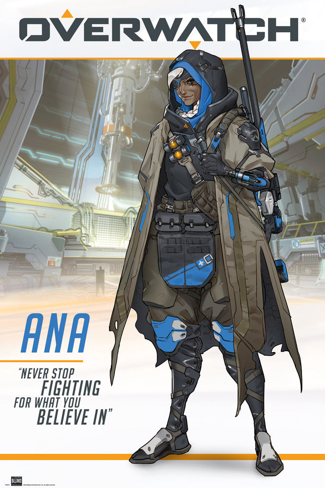 Overwatch Ana Gaming Maxi Poster