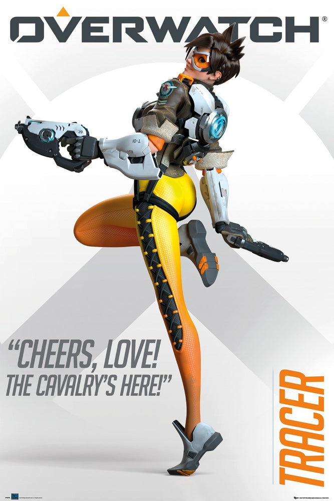 Overwatch Tracer Gaming Maxi Poster
