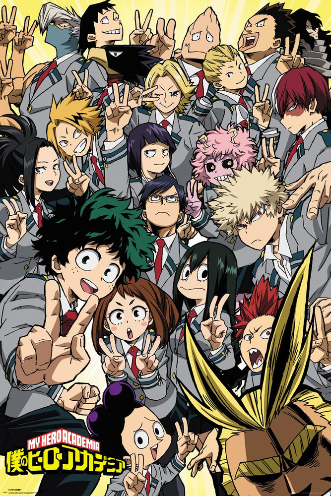 My Hero Academia School Compilation Maxi Poster