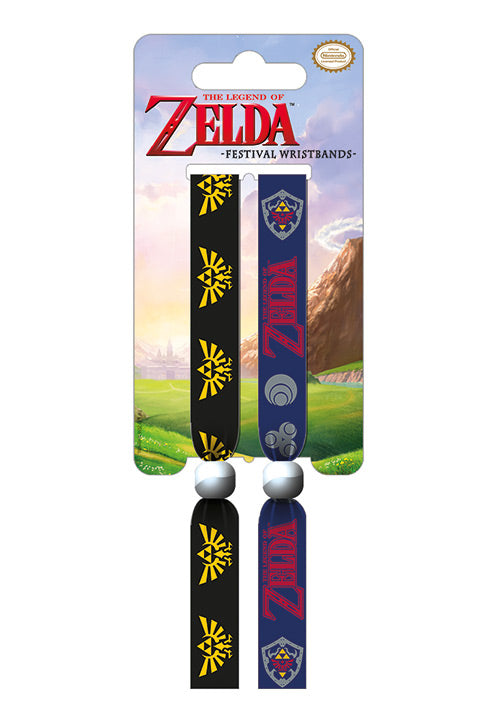 The Legend Of Zelda Set Of Two Festival Wristbands