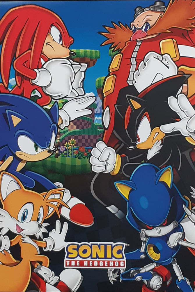 Sonic The Hedgehog Group Gaming Maxi Poster