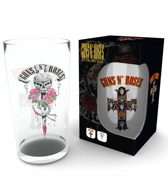 Guns N' Roses Logo Official Licensed Pint Glass