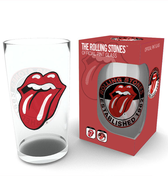 The Rolling Stones Established 1962 Official Licensed Pint Glass