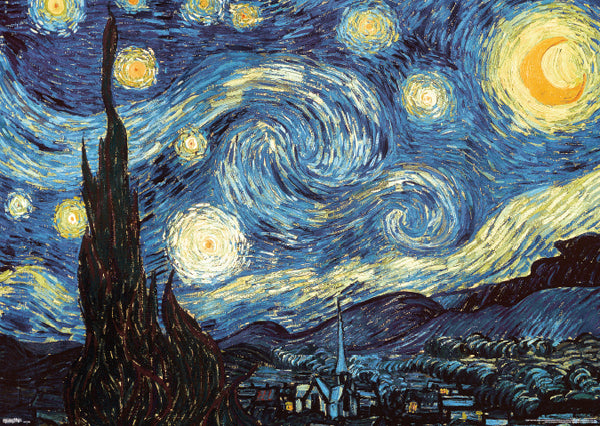 Vincent Van Gogh Starry Night 100x140cm Giant Art Poster