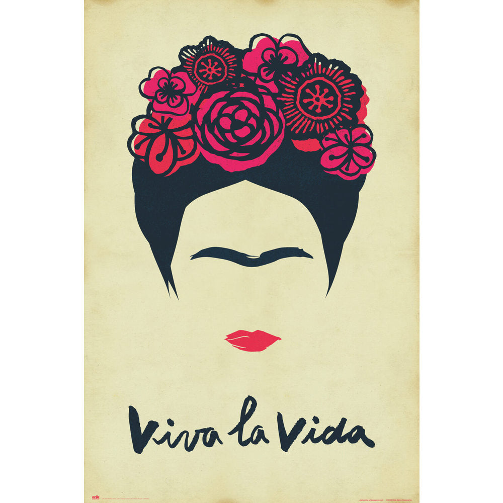 Frida Kahlo Viva La Vida Art Maxi Poster