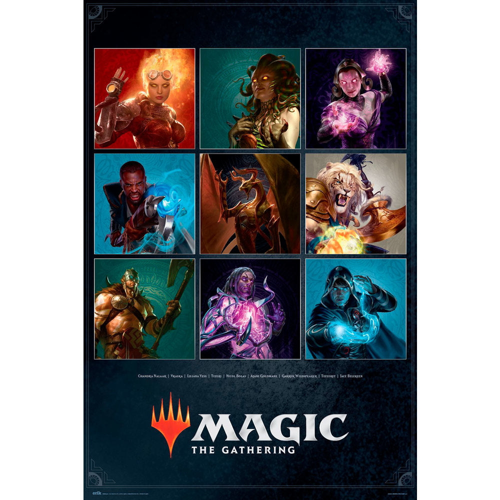 Magic : The Gathering Characters Montage Gaming Maxi Poster