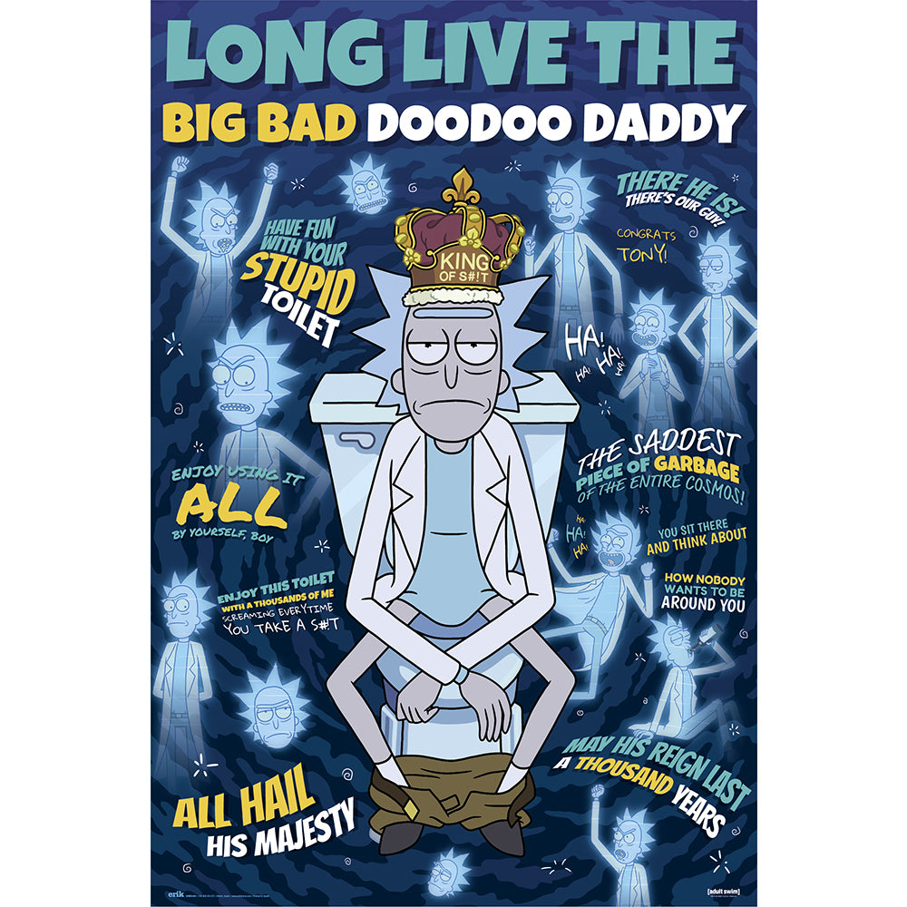 Rick and Morty Doodoo Daddy Maxi Poster