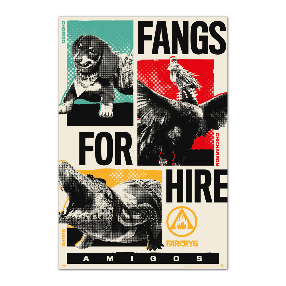 Far Cry 6 Fangs For Hire Gaming Maxi Poster