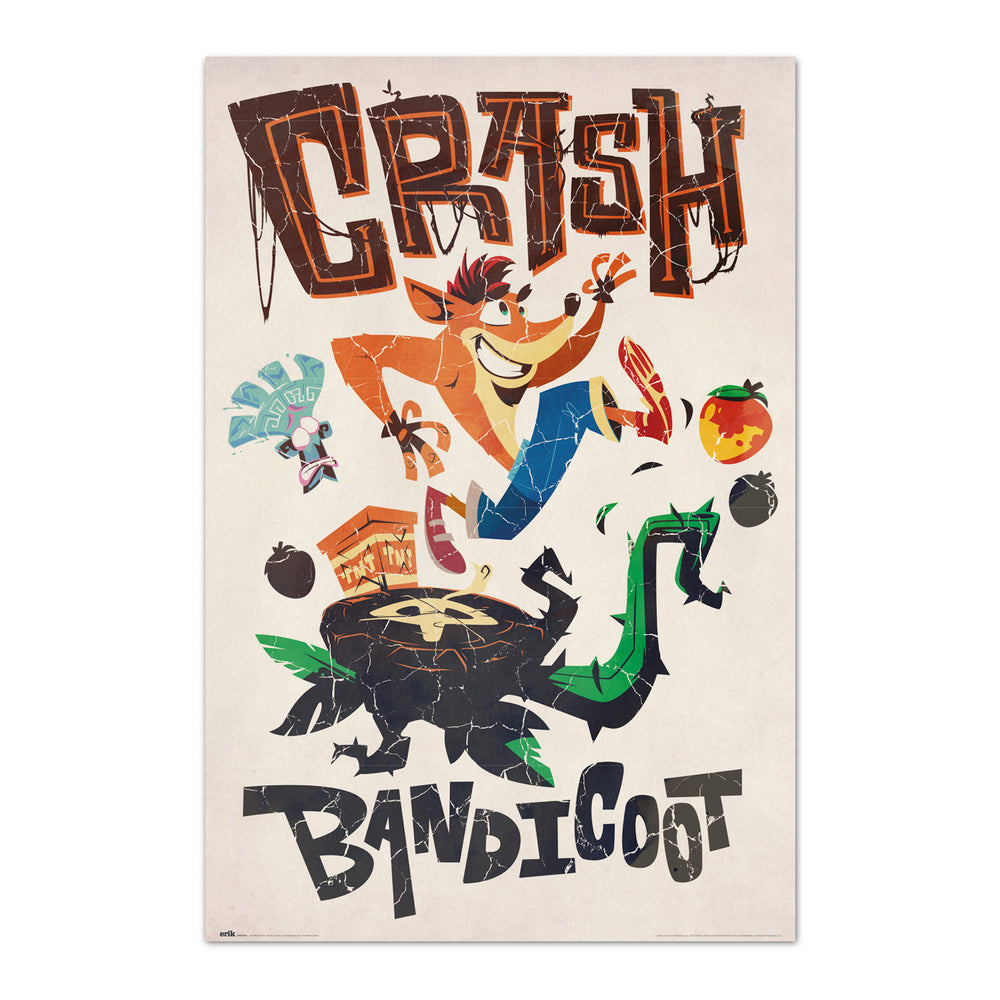 Crash Bandicoot Adventures Maxi Poster