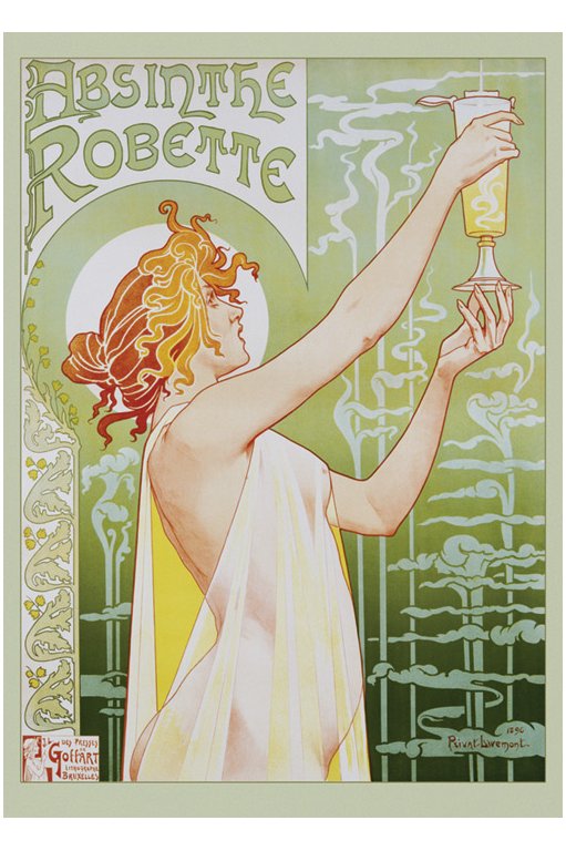 Absinthe Robette Iconic 100x140cm Giant Art Poster