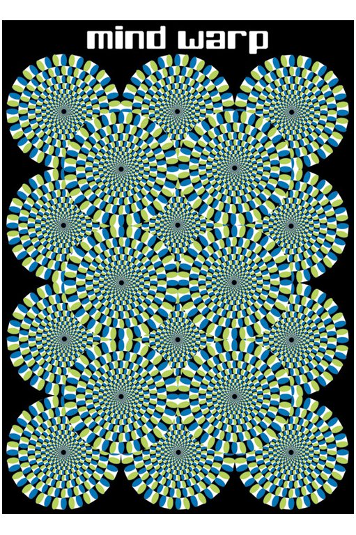 Mind Warp Optical Illusion Trippy 100x140cm Giant Poster