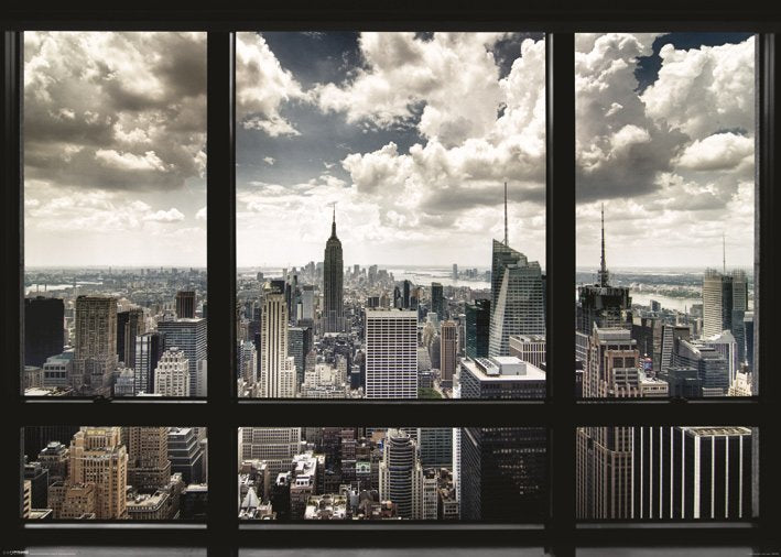 New York Window 100x140cm Giant Poster