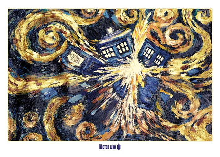 Doctor Who Exploding Tardis 100x140cm Panoramic Giant Poster