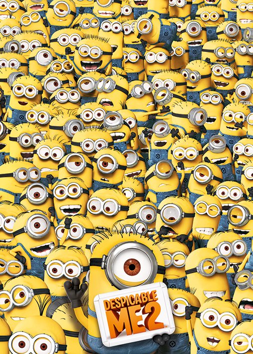 Despicable Me 2 Movie Many Minions 100x140cm Giant Poster