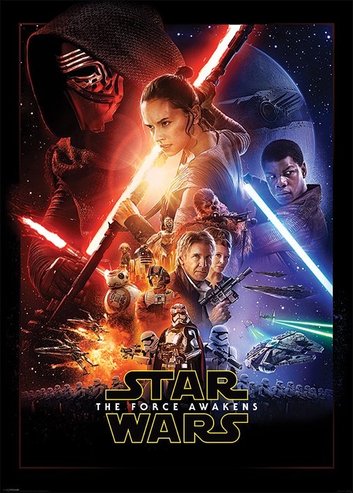 Star Wars Episode VII Film Score 100x140cm Giant Poster