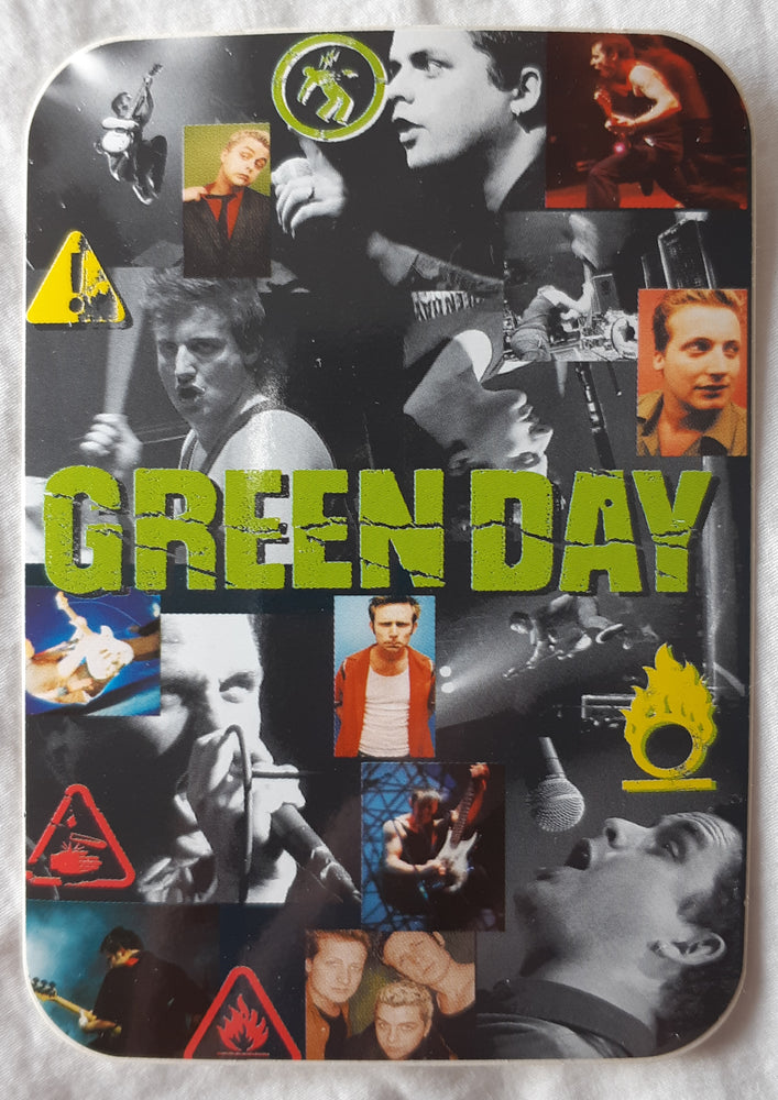 Green Day Collage Large Vinyl Sticker