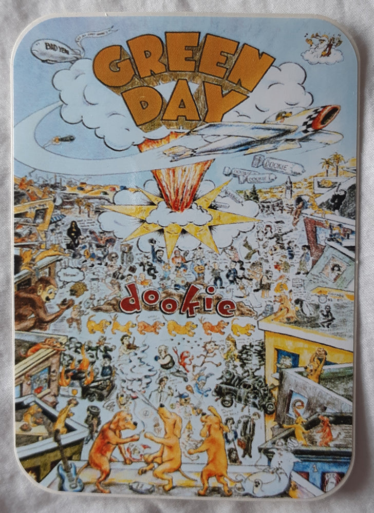 Green Day Dookie Large Vinyl Sticker