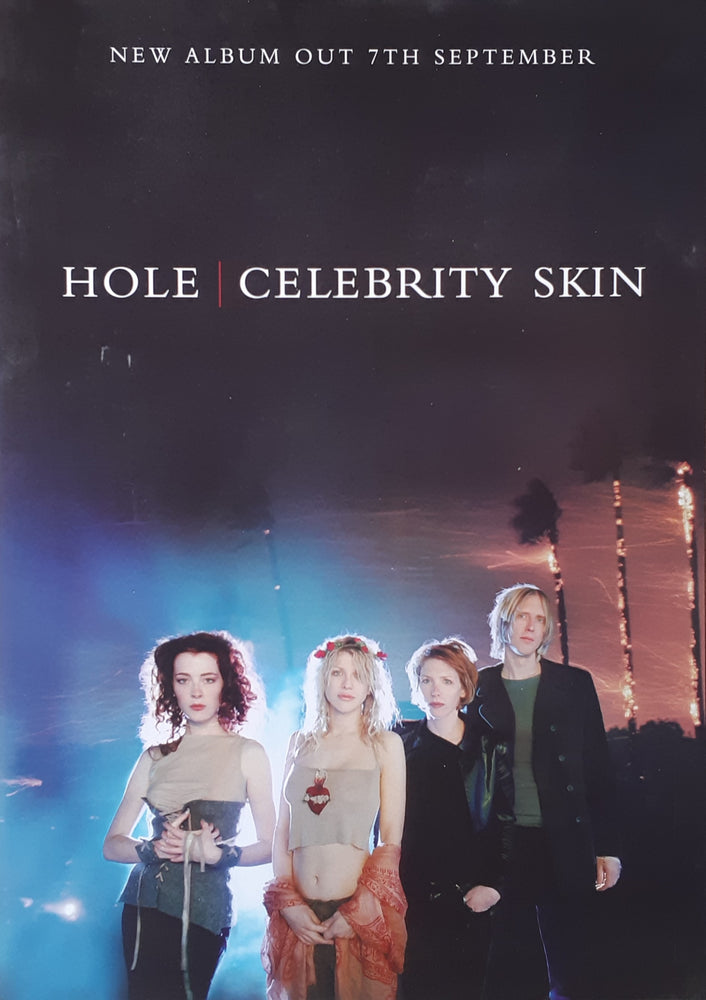 Hole Celebrity Skin Album Out 7th September UK Promo Poster Blockmount