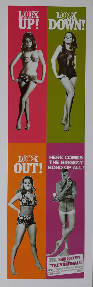 James Bond Thunderball Slim Poster Blockmount