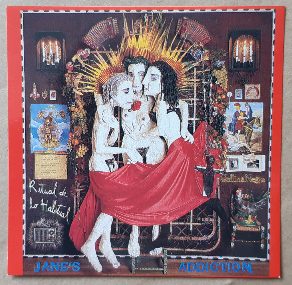 Jane's Addiction Ritual de lo Habitual LP Cover 10cm Square Vinyl Sticker