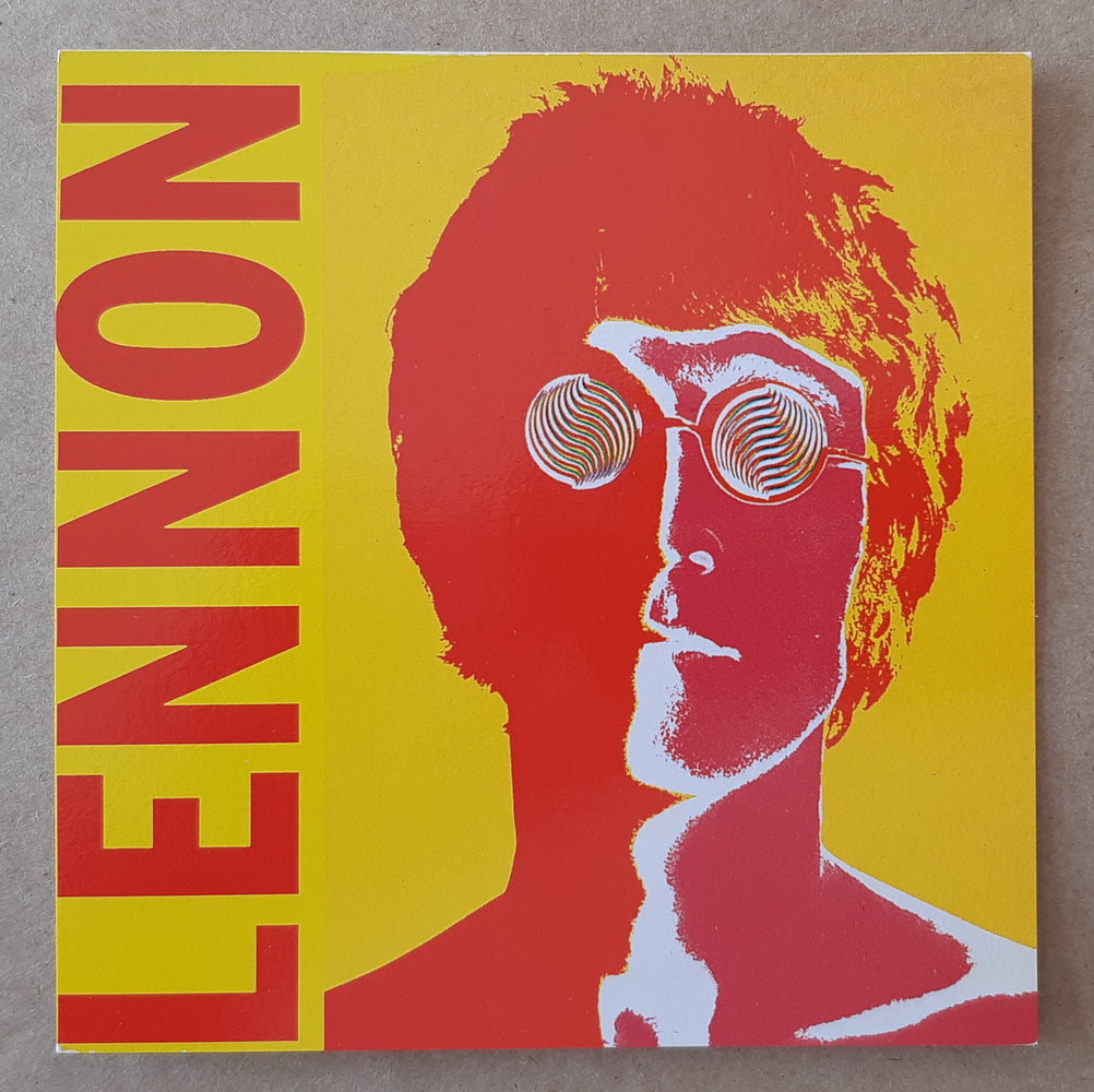 John Lennon Psychedelic 10cm Square Vinyl Sticker