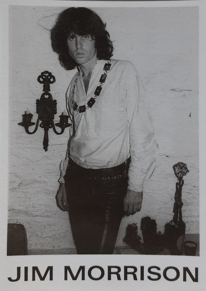 Jim Morrison Candles Postcard