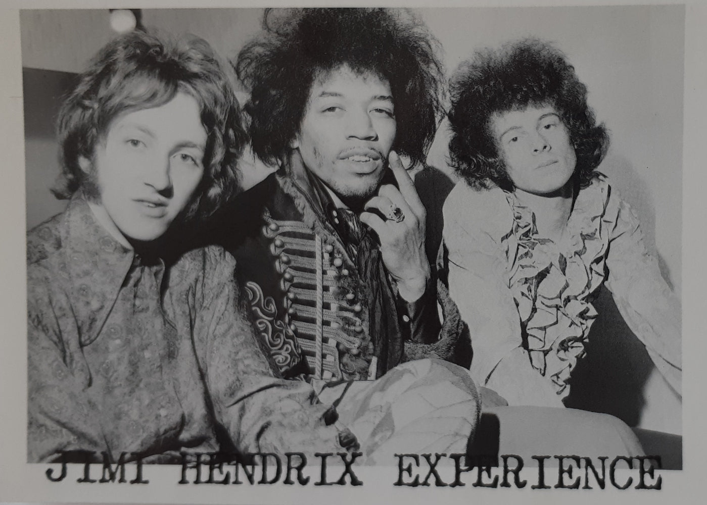 Jimi Hendrix Experience Group Postcard