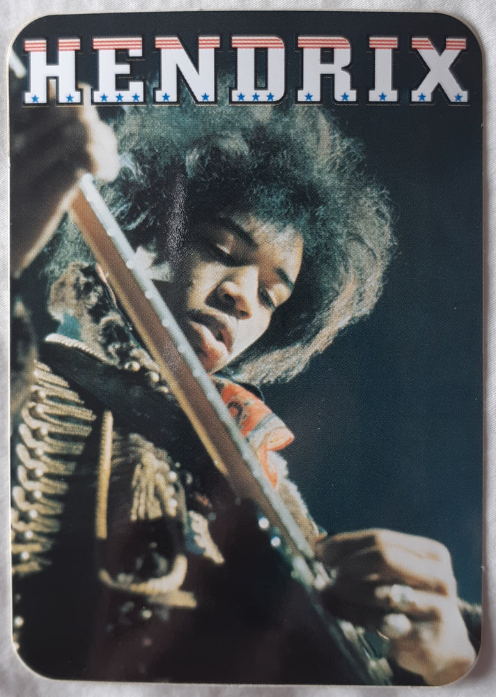 Jimi Hendrix Guitar Large Vinyl Sticker