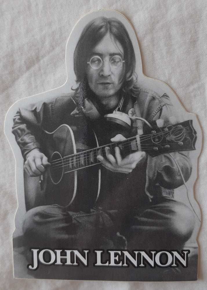 John Lennon Acoustic Guitar Die Cut Large Vinyl Sticker