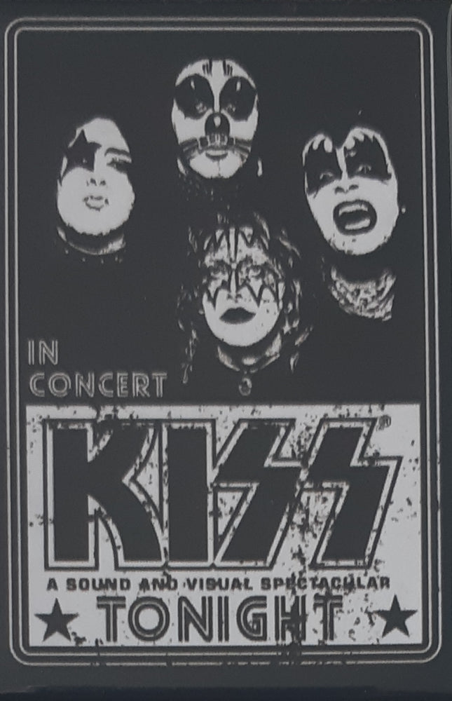 Kiss In Concert Fridge Magnet