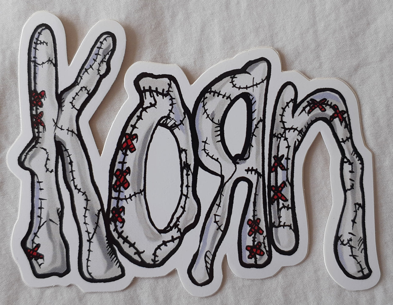 Korn Asylum Logo Letters Die Cut Large Vinyl Sticker