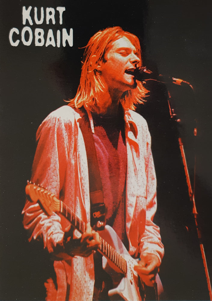 Kurt Cobain Nirvana Postcard