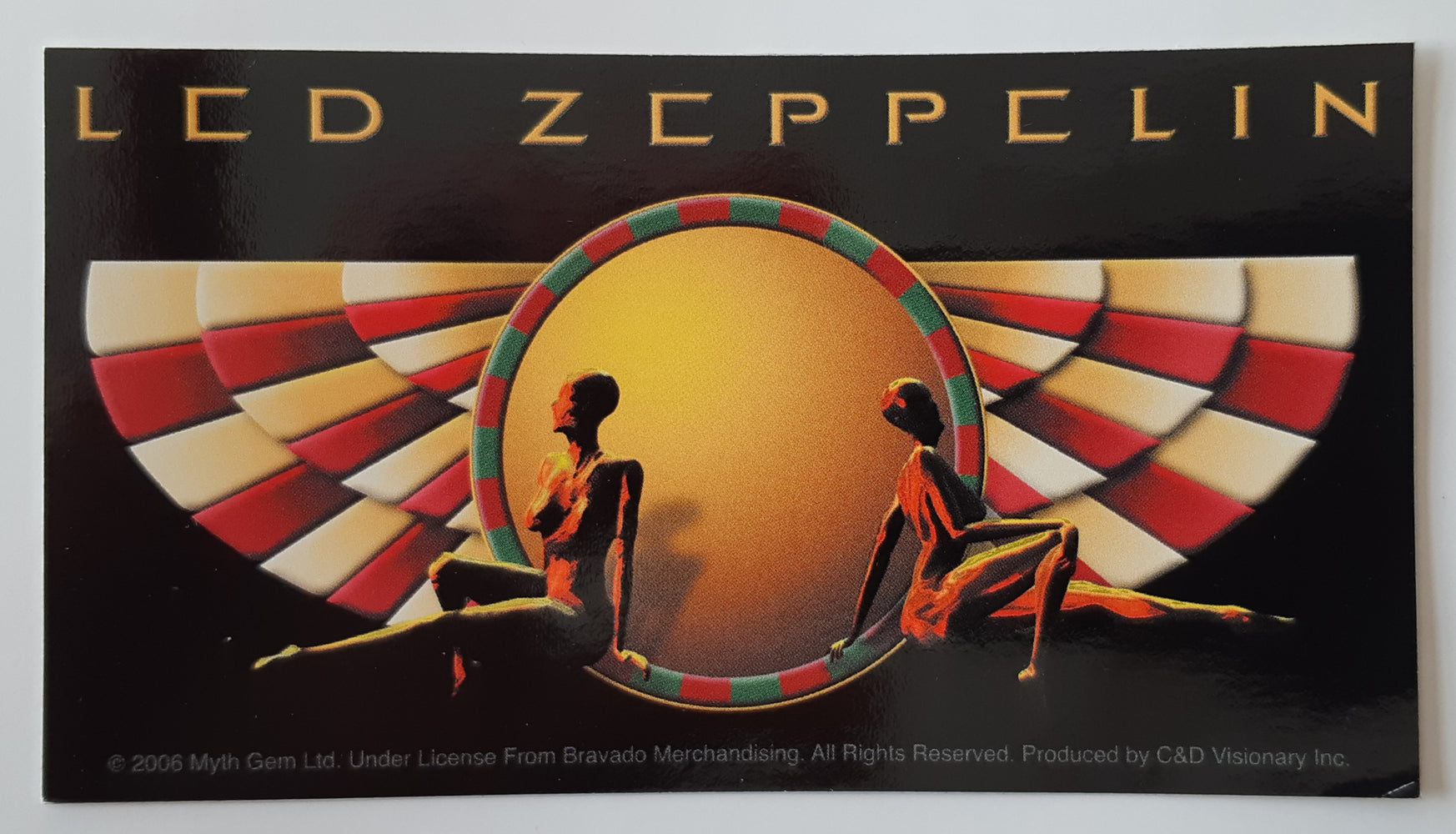 Led Zeppelin Wings Large Vinyl Sticker
