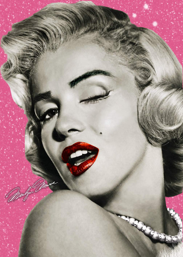 Marilyn Monroe Wink Large 3D Lenticular Poster
