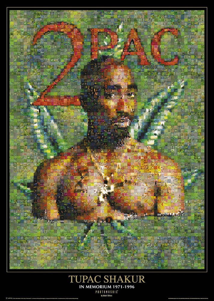 Tupac Mosaic Maxi Poster