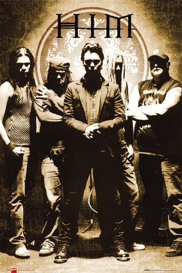 Him Sepia Group Photo Poster