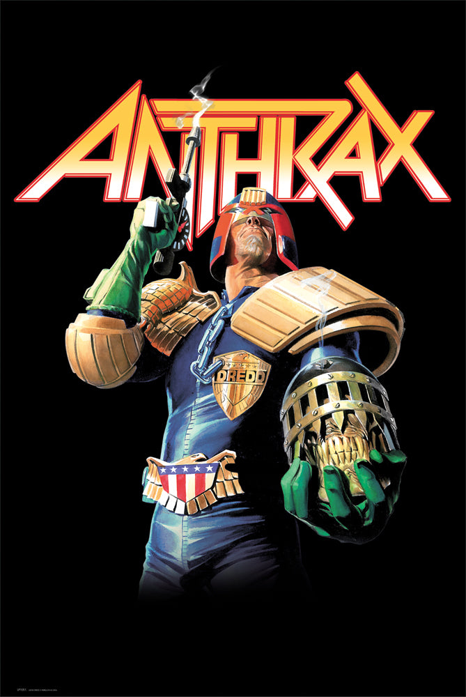 Anthrax Judge Dredd Poster