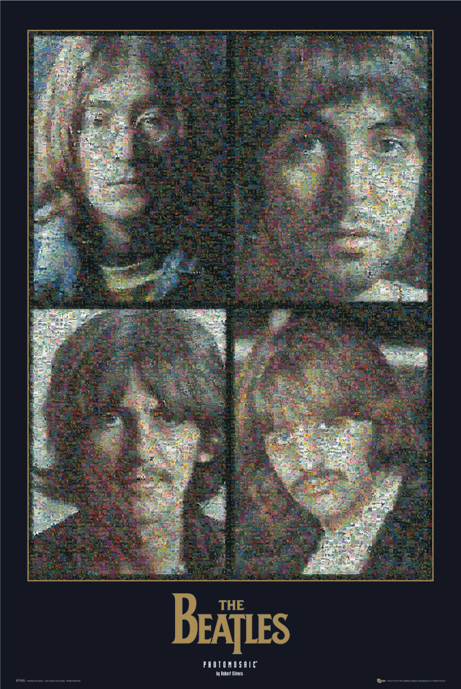 The Beatles Mosaic Faces Maxi Poster