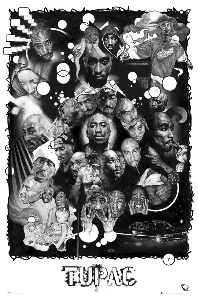 Tupac Collage Maxi Poster