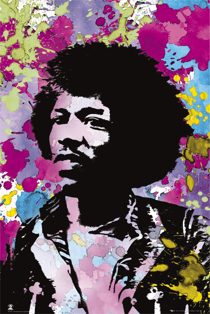 Jimi Hendrix Colours Maxi Poster