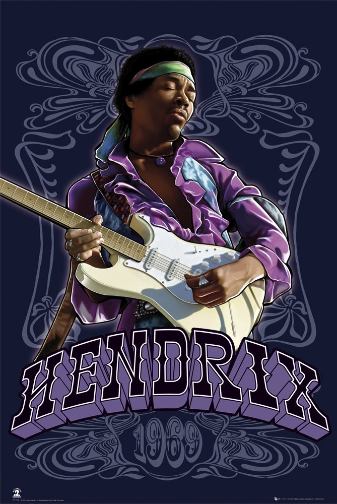 Jimi Hendrix 1969 Maxi Poster