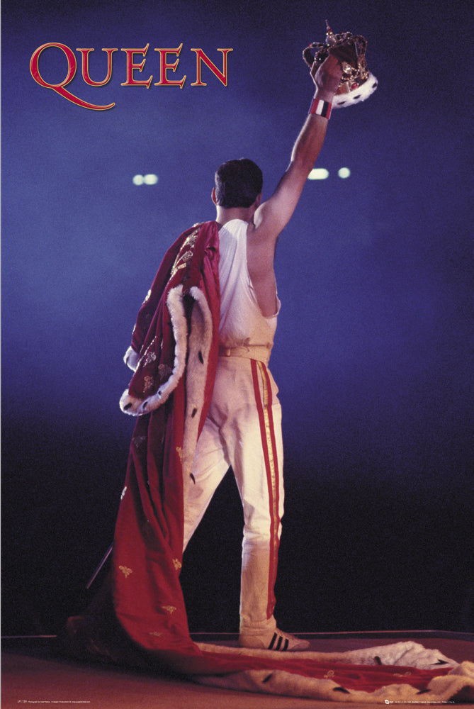 Queen Freddie Mercury Crown Maxi Poster