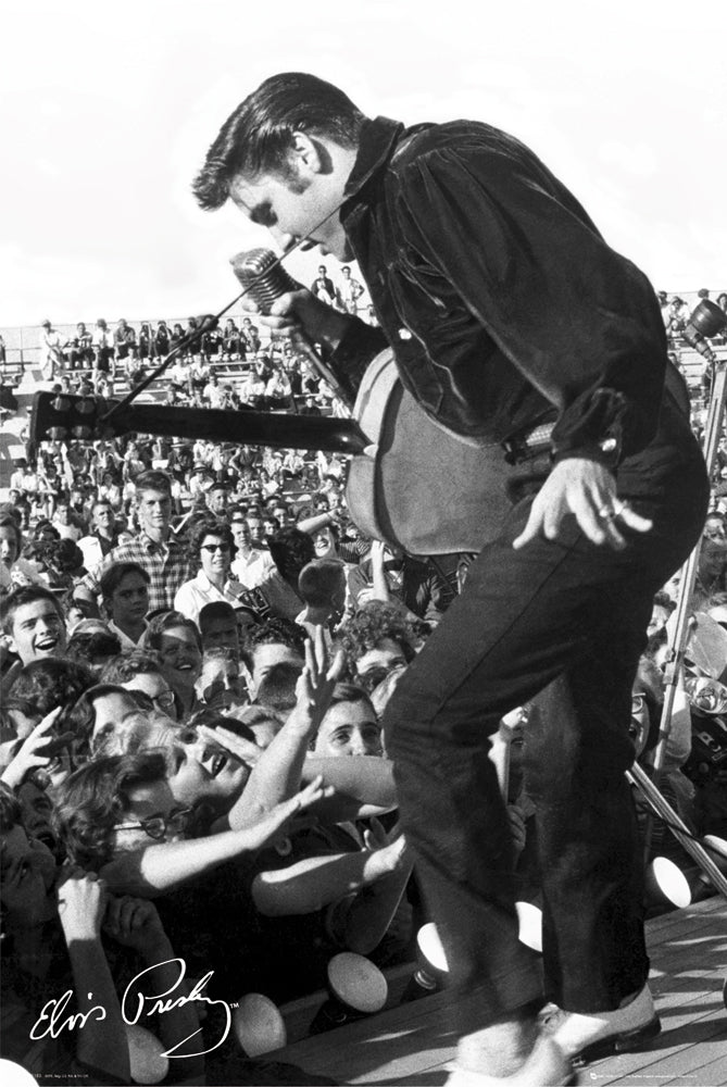 Elvis Presley Live On Stage Poster