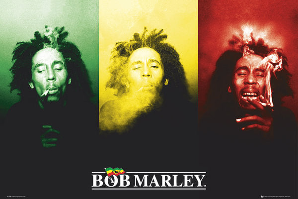 Bob Marley Flag Rastafarian Colours 100x140cm Giant Poster