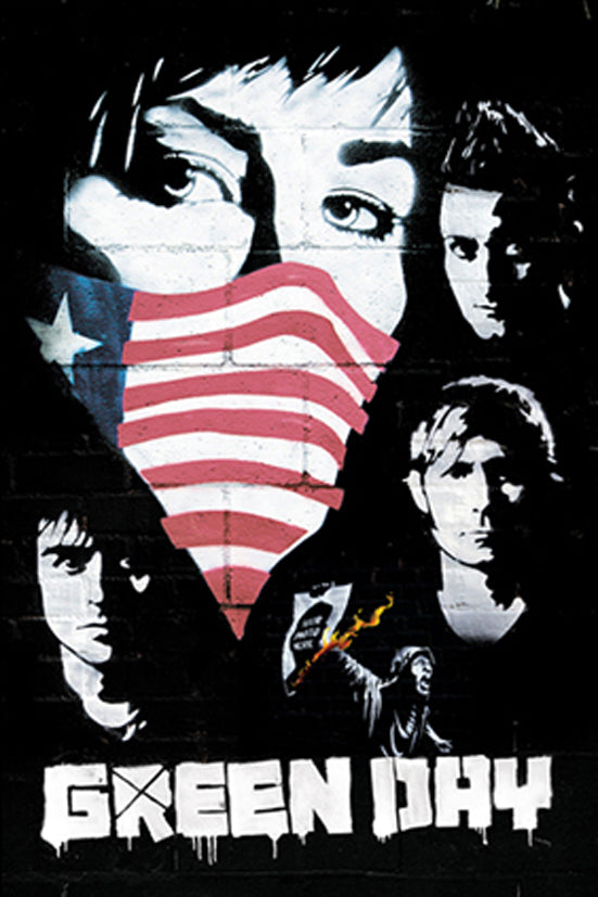 Green Day 21st Century Breakdown Flag Maxi Poster